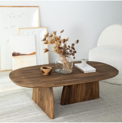 طاولة قهوة Neostill Miami | خشب طبيعي | 120×44×60 سم